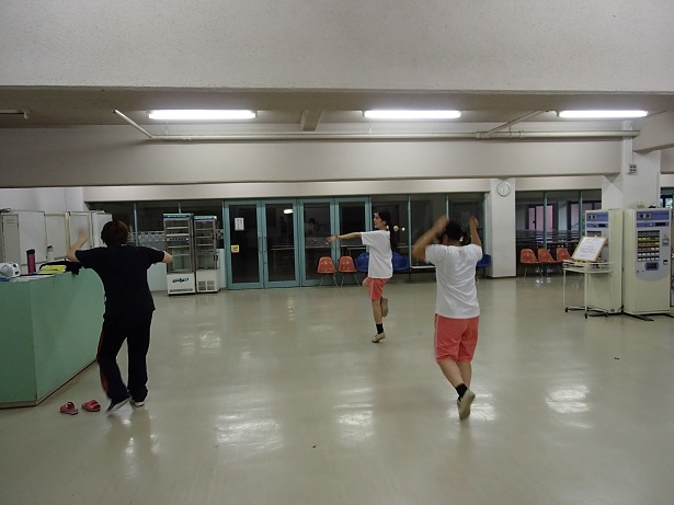 バトン部　練習風景