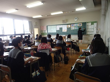 教育実習生　研究授業③