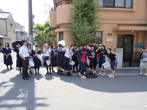 3年生ＨＲ　美化活動（第二回）