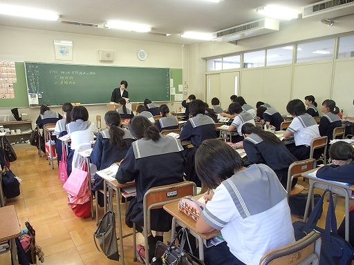 教育実習生　研究授業②