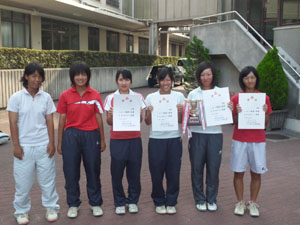 ソフトテニス部：大阪高校総体予選会