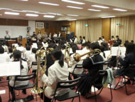 第1回吹奏楽部体験入学開催