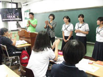 2012年8月に密陽(ﾐﾘｬﾝ)女子高等学校訪問！
