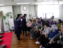 箏曲部・コーラス部・ユネスコクラブ：ボランティア演奏会