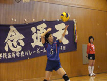 バレーボール部：第60回大阪私立高等学校総合体育大会