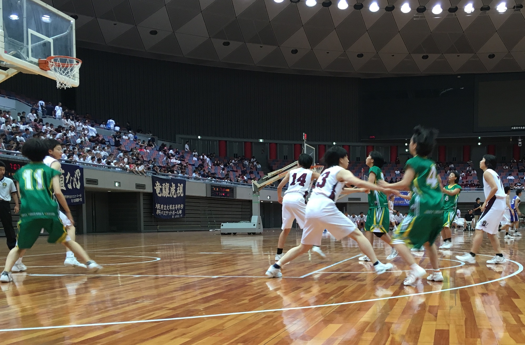 バスケットボール部　大阪総体　地区予選結果