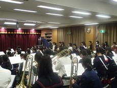 第1回吹奏楽部体験入学開催