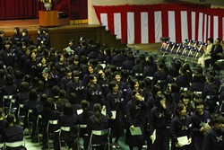 平成２５年度第８９回卒業証書授与式