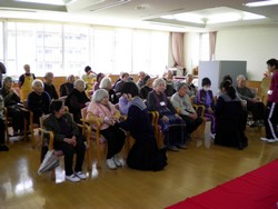 箏曲部：ふみのさと倶楽部でボランティア演奏会