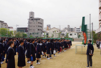 阿倍野消防署のご協力による避難訓練が実施されました