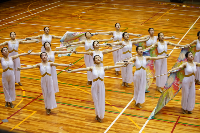 吹奏楽部 カラーガード部門 全国大会 明浄学院高等学校