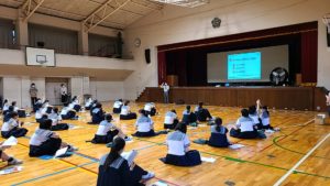 進路講習会の様子