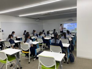 藍野大学で体験授業を受けました！