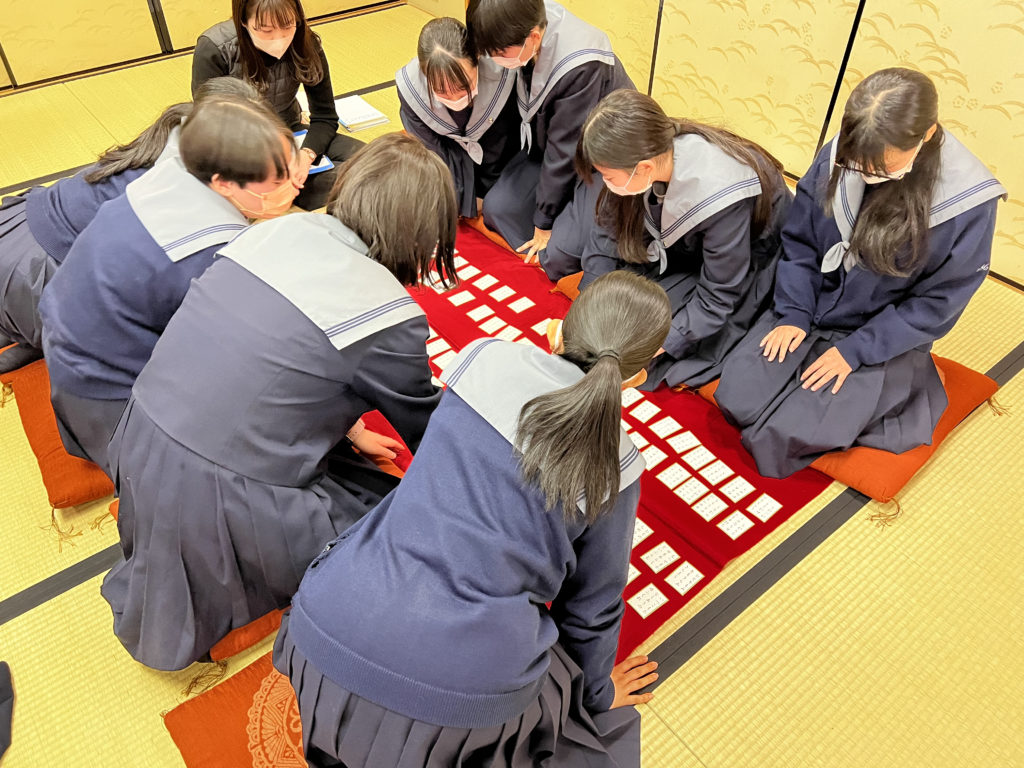 1/6 始業式・かるた会 明浄学院高等学校